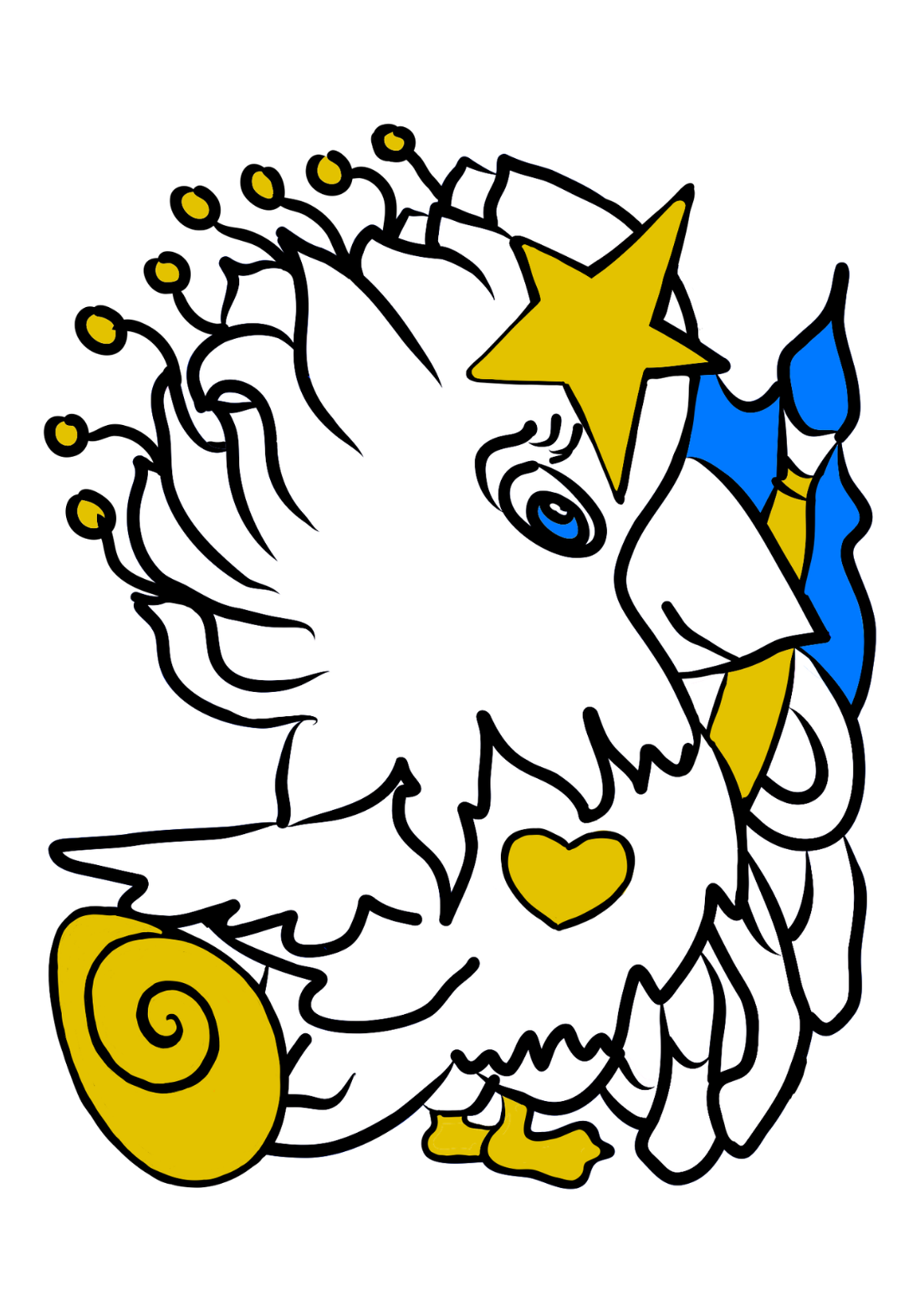 Logo Cosmos X Space Bird with golden fibinaci egg