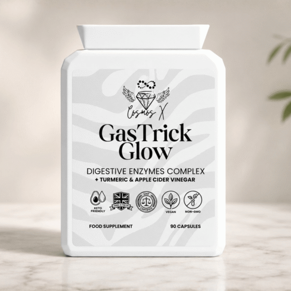 GasTrick Glow | Digestive Enzyme Complex + Turmeric & AC Vinegar